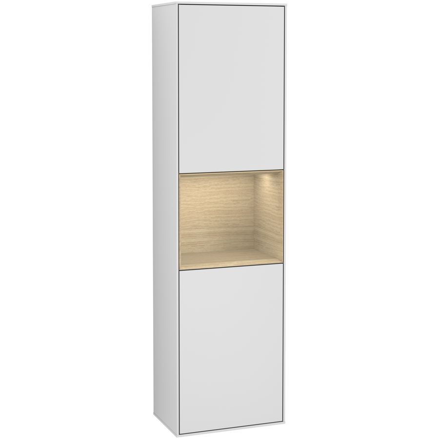 Hoge kast Finion 418x1516x270mm White Matt Lacquer G470PCMT