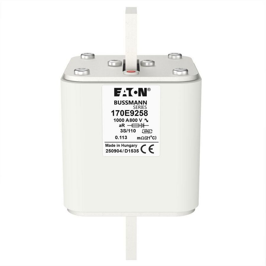 Zekering hoge snelheid 1000A AC 800V 100kA DIN 3 aR DIN Vis