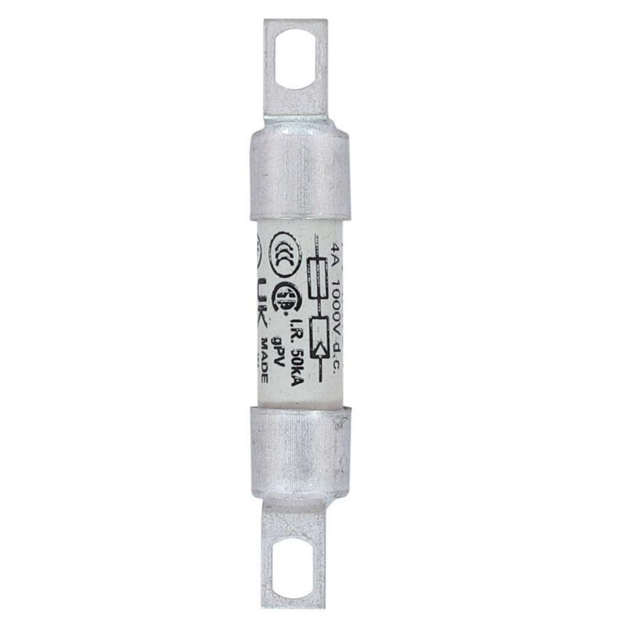 Zekering hoge snelheid 4A DC 1000V 50kA IEC 60269-6 VVE=10