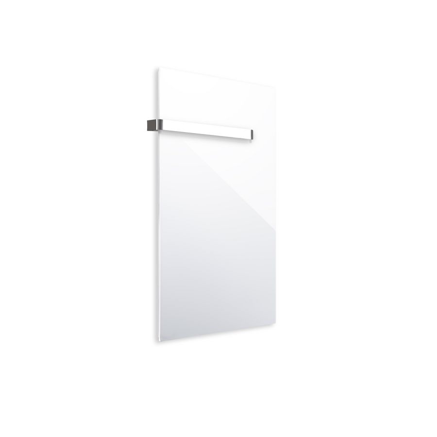 Infraroodpaneel, badkamer, Glas, 63x130cm, 500W, Puur wit