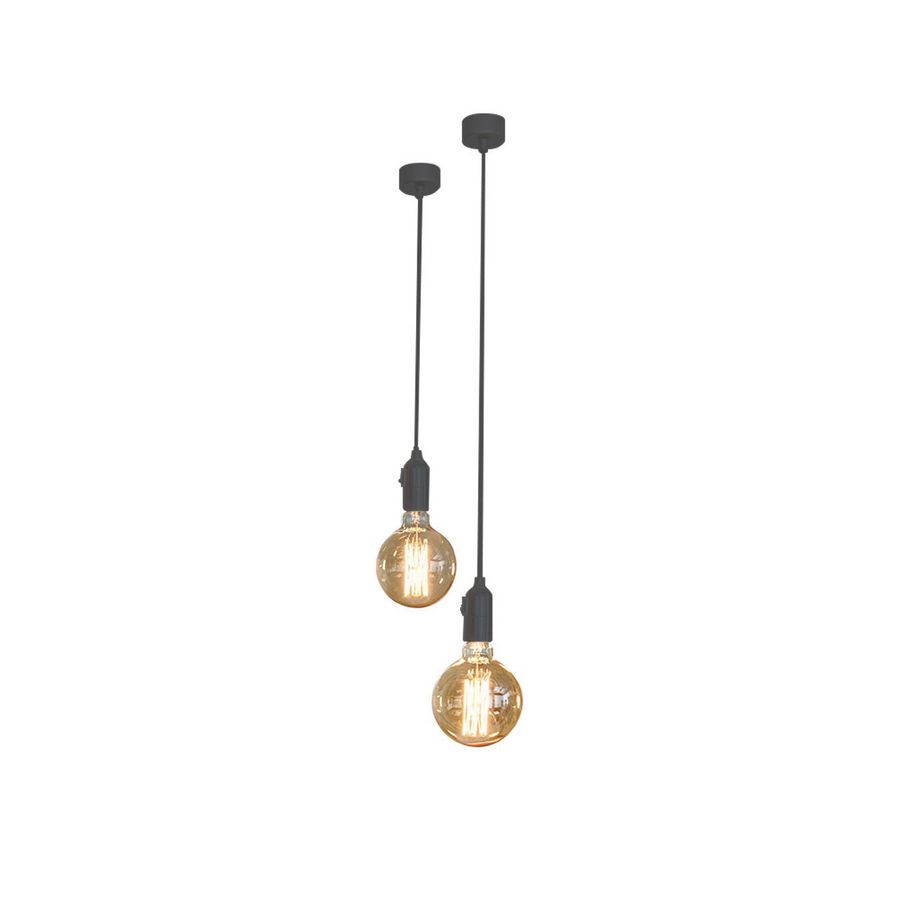 Hanglamp ALLADIN ZWART led 4W 2200K met schakelaar