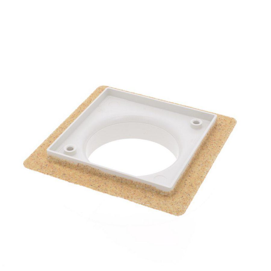 opzetst + bezande flens laag model v 4016146F 44mm 146x146mm