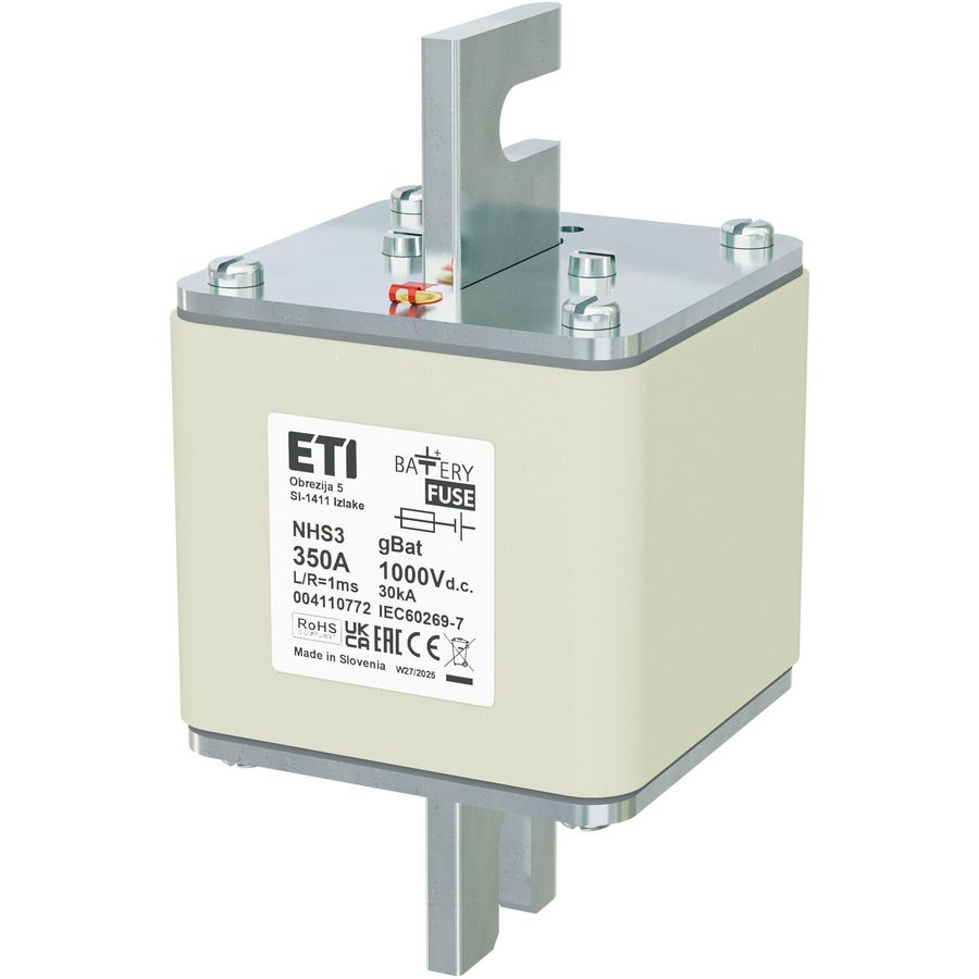 Zekering NHS3 gBat 350A/1000V DC 4110772 VVE=3