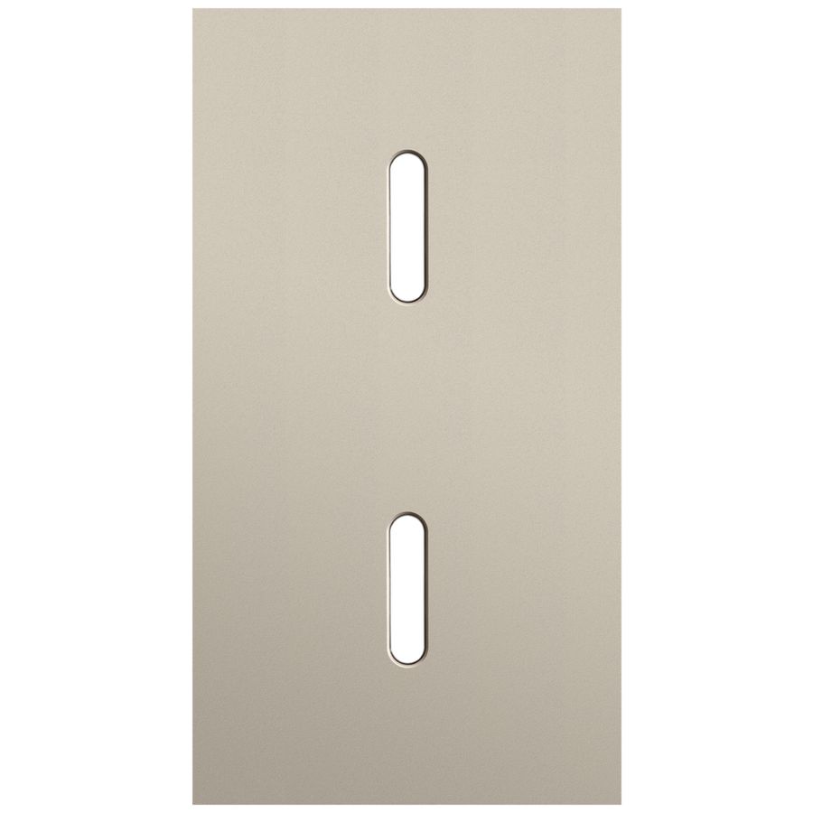 Tweevoudige afdekpl. verticaal 71mm centerafstand twee enkel
