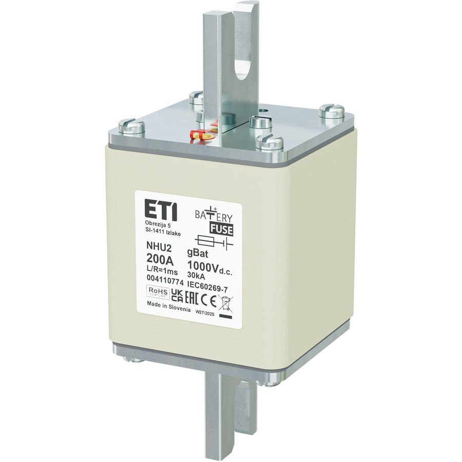 Zekering NHU2 gBat 200A/1000V DC 4110774