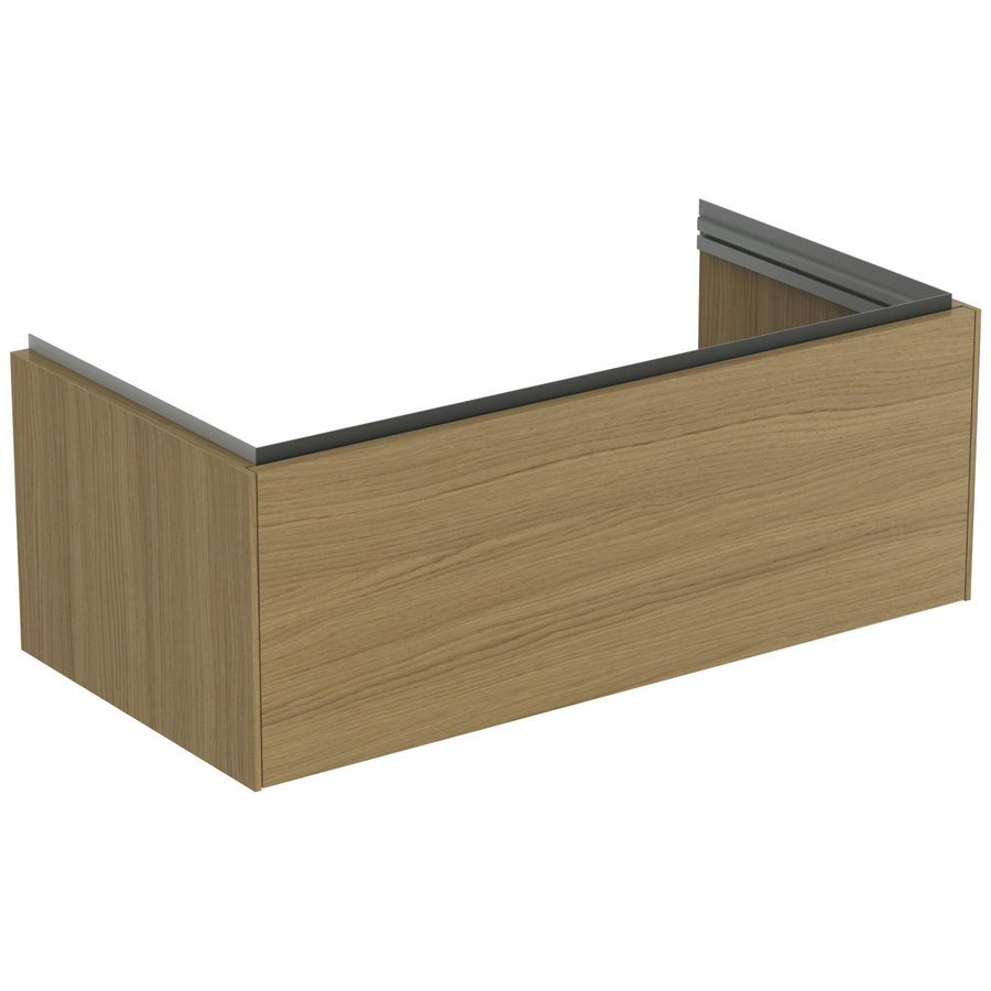 conca wastafelmeubel 1000x505x370mm m 1 lade light oak T4579
