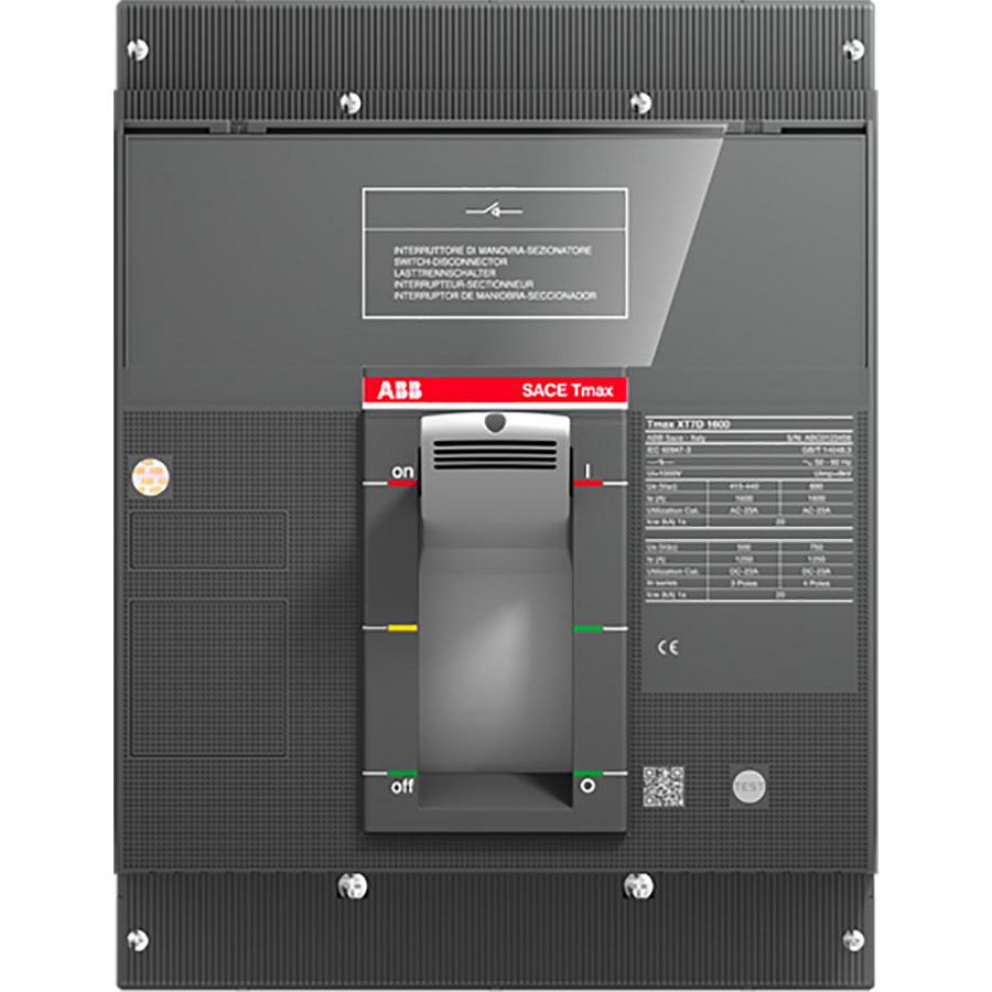 Lastscheider XT7D 1000 3P vast met vooraansluiting
