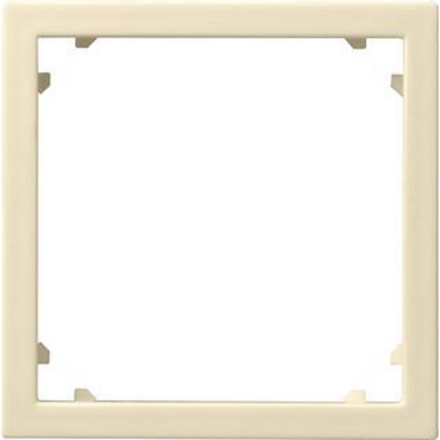Adapterraam vierkant 45x45mm System 55 creme wit