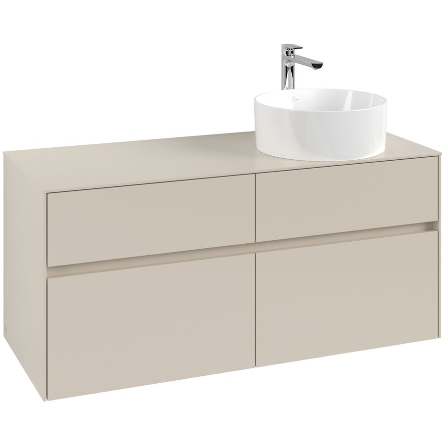 Wastafelonderkast Collaro 1200x548x500mm Cashmere Grey C04300VN