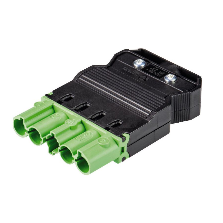 Kabelsteker GST18I5 male groen schroef 92.954.4253.0 VVE=50
