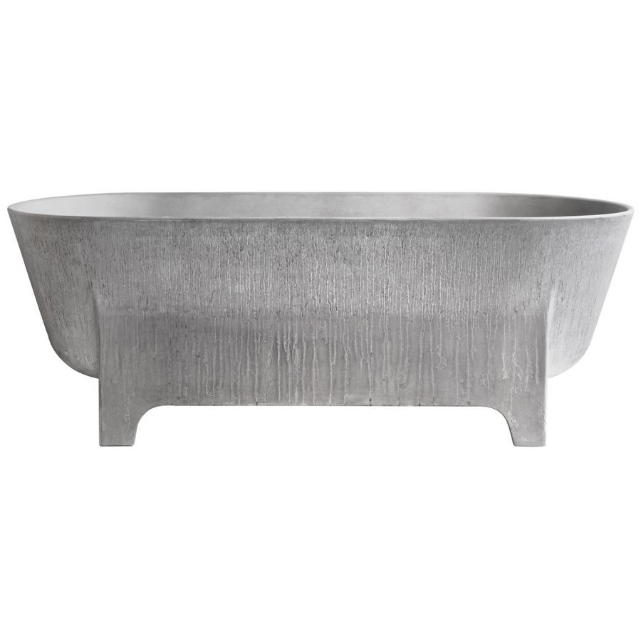 Ligbad Thorgan Concrete Beton Light 171x75,5cm