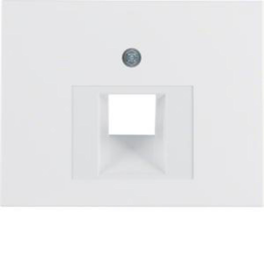 Centraaldoos RJ-datacontactd 1v 45gr berker K.1/K.5 polarwit