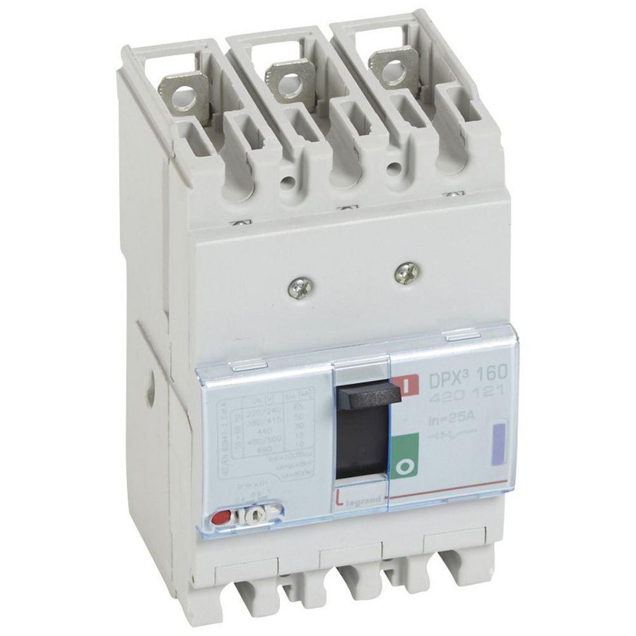 Vermogenschakelaar 160 Thermomagn. 25A 3-polig 50kA DPX3