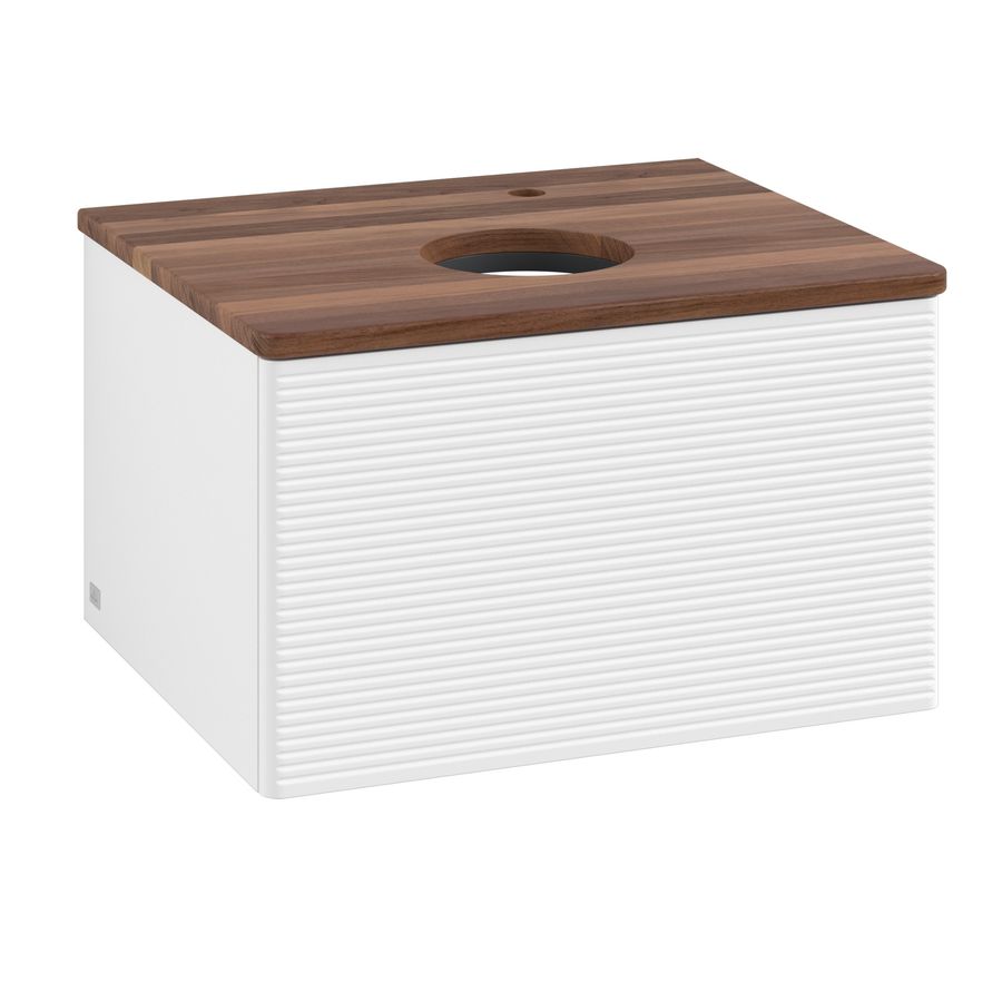 Wastafelonderkast Antao 600x360x500mm White Matt Lacquer K29152MT