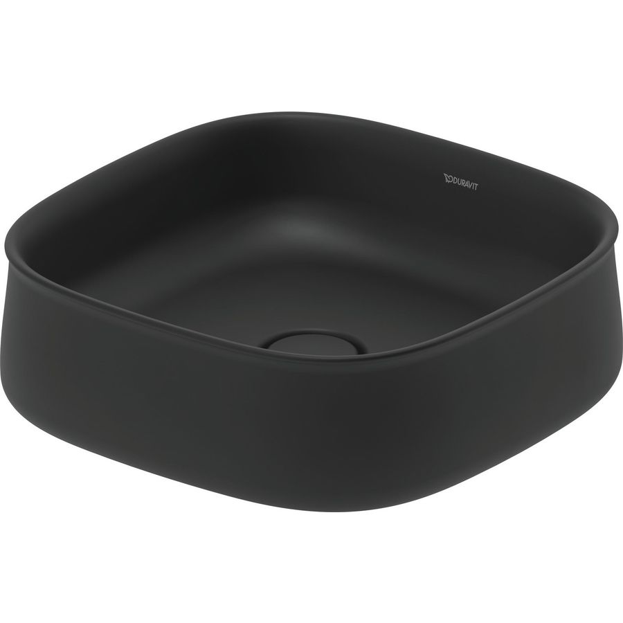 Zencha #237342 Opzetwastafel Antraciet Mat 420mm geslepen zonder kraangat