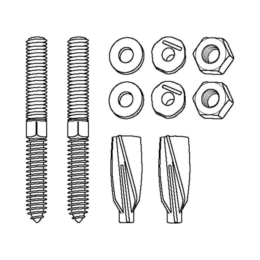 Set bevestigingsmateriaal V8652 set 2 stuks voor cellenbeton
