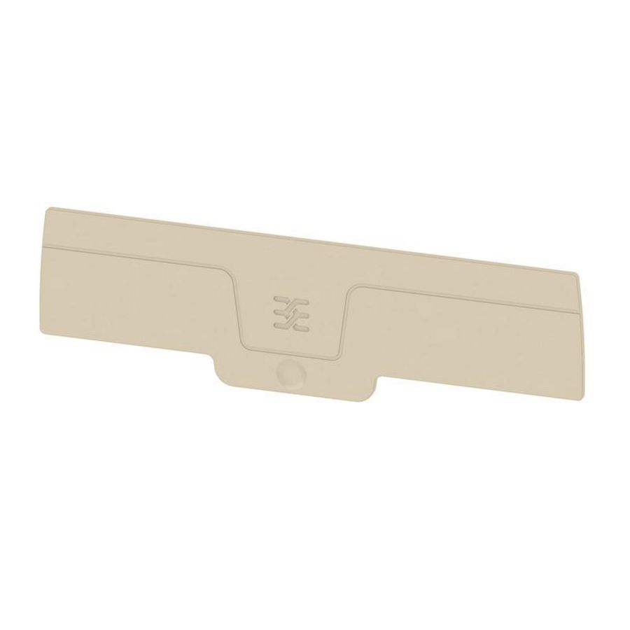 Afsluit- eindplaat h:84.65mm b:2.1mm V- 2898190000 VVE=20