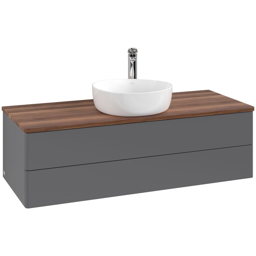 Wastafelonderkast Antao 1200x360x500mm Antr. Matt Lacquer L21052GK