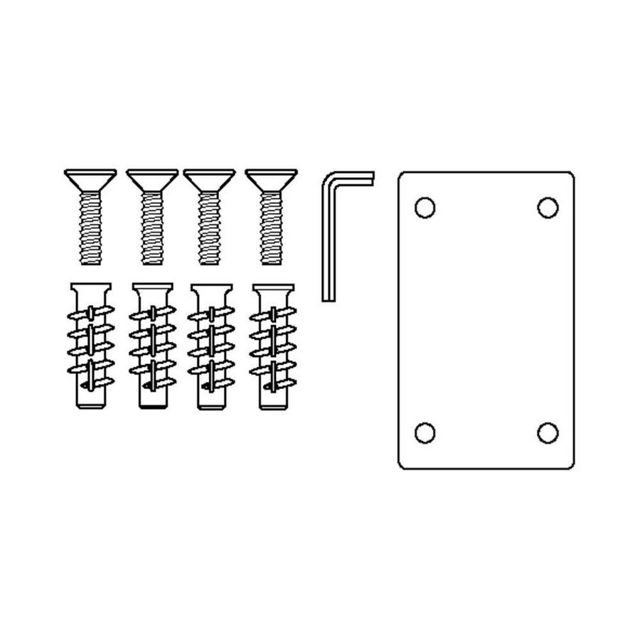 Set bevestigingsmateriaal V8654 set 4 stuks voor cellenbeton