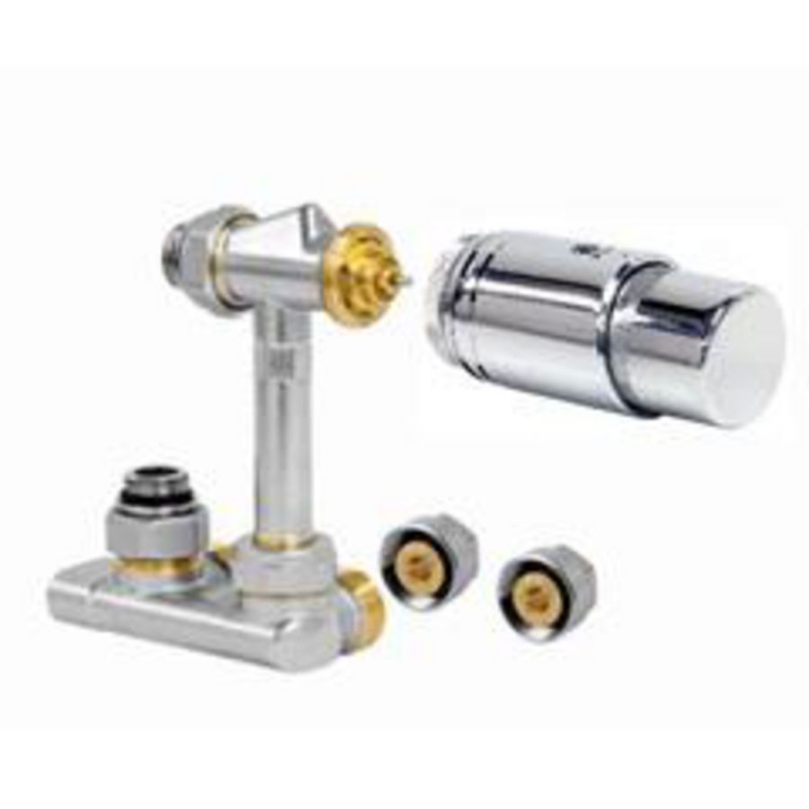 Aansluitset 101 low_h2o cross 90° ac fe/cu Ø15/1