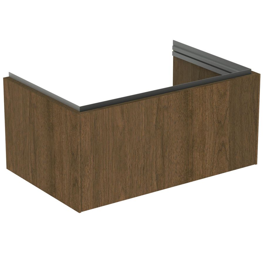conca wastafelmeubel 800x505x370mm m 1 lade dark walnut T457