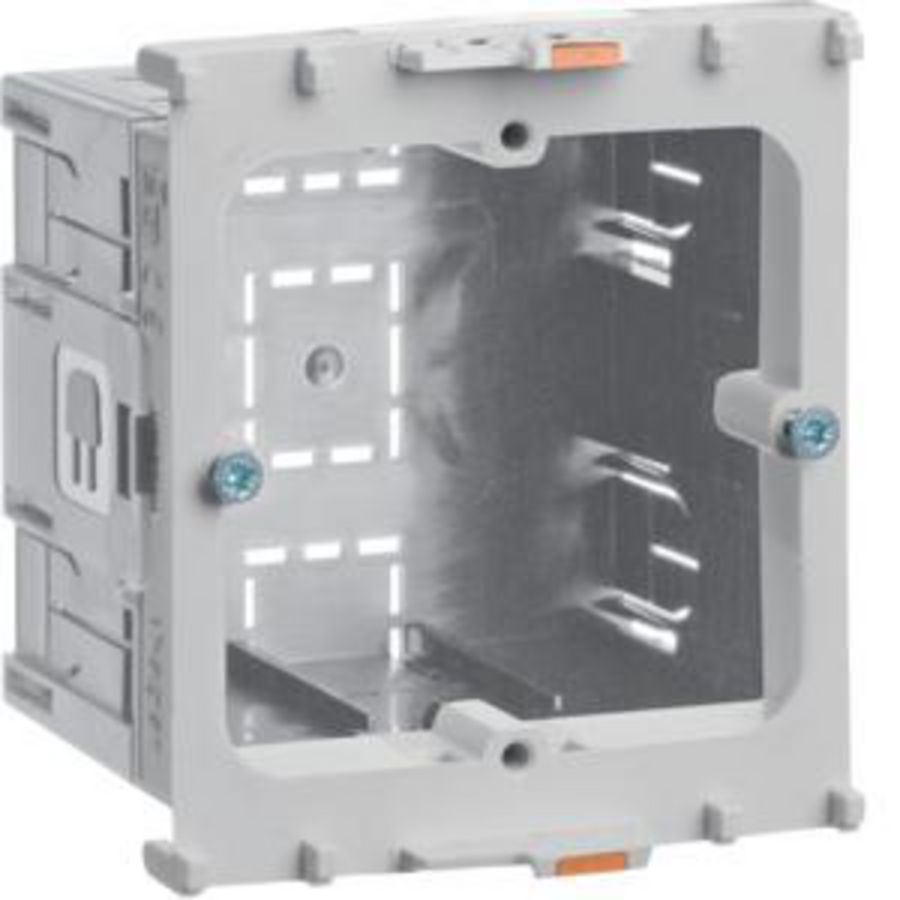 Inbouwdoos tehalit 1-voudig 64x71x47 mm frontmontage grijs