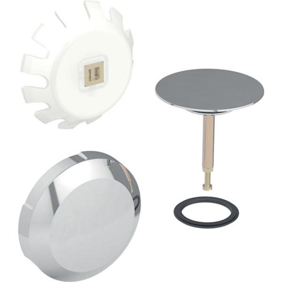 Knop en danser badsifon 52-12 drager: glanschroom