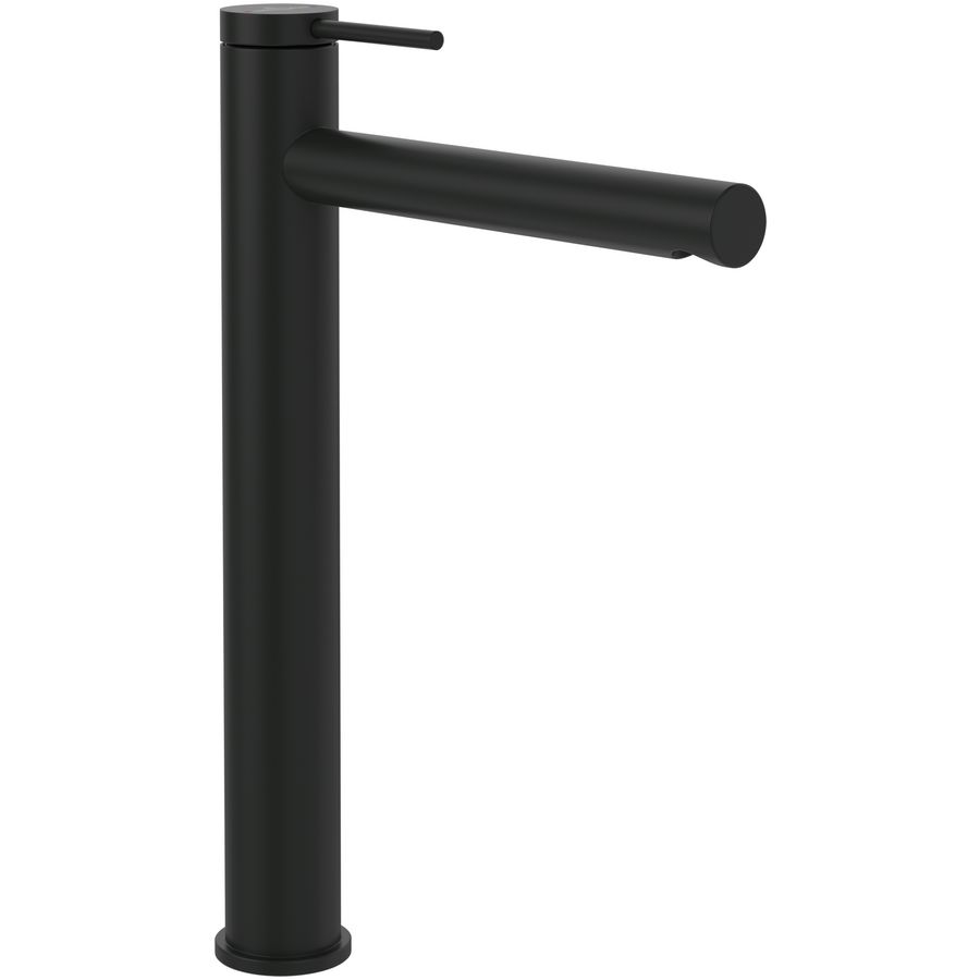 Eengreeps wastafelkraan verhoogd Loop & Friends Matt Black