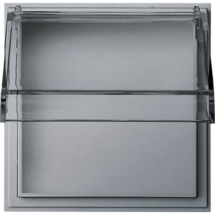 Adapterraam KD transparant Gira TX_44 (SW IB) kl.alum.