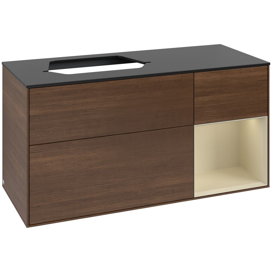 Wastafelonderkast Finion 1200x603x501mm W.Veneer F402HJGN