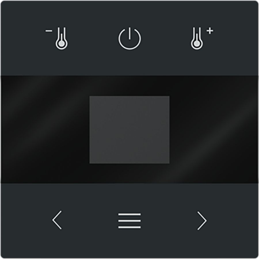 cpl thermostaat div symbolen 6v art-matzwart (1794 MDRT-45M)