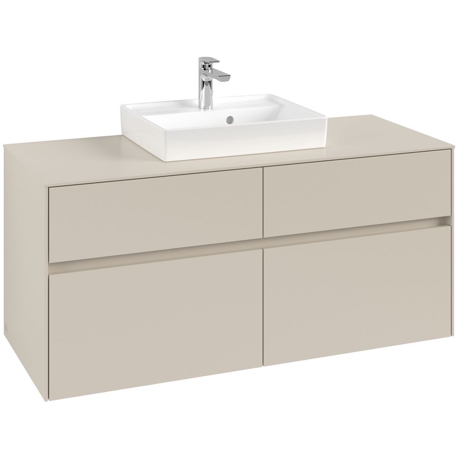 Wastafelonderkast Collaro 1200x548x500mm Cashmere Grey C07000VN