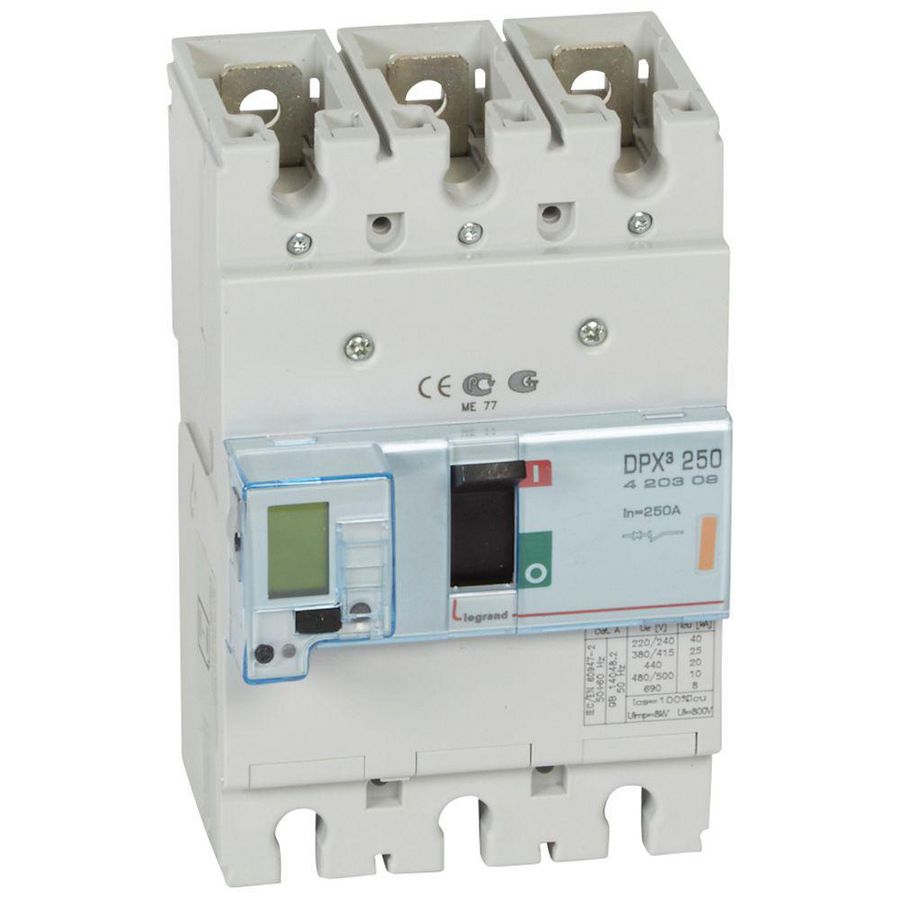 Vermogensschakelaar 250 ELE 250A 3-polig 25kA DPX3
