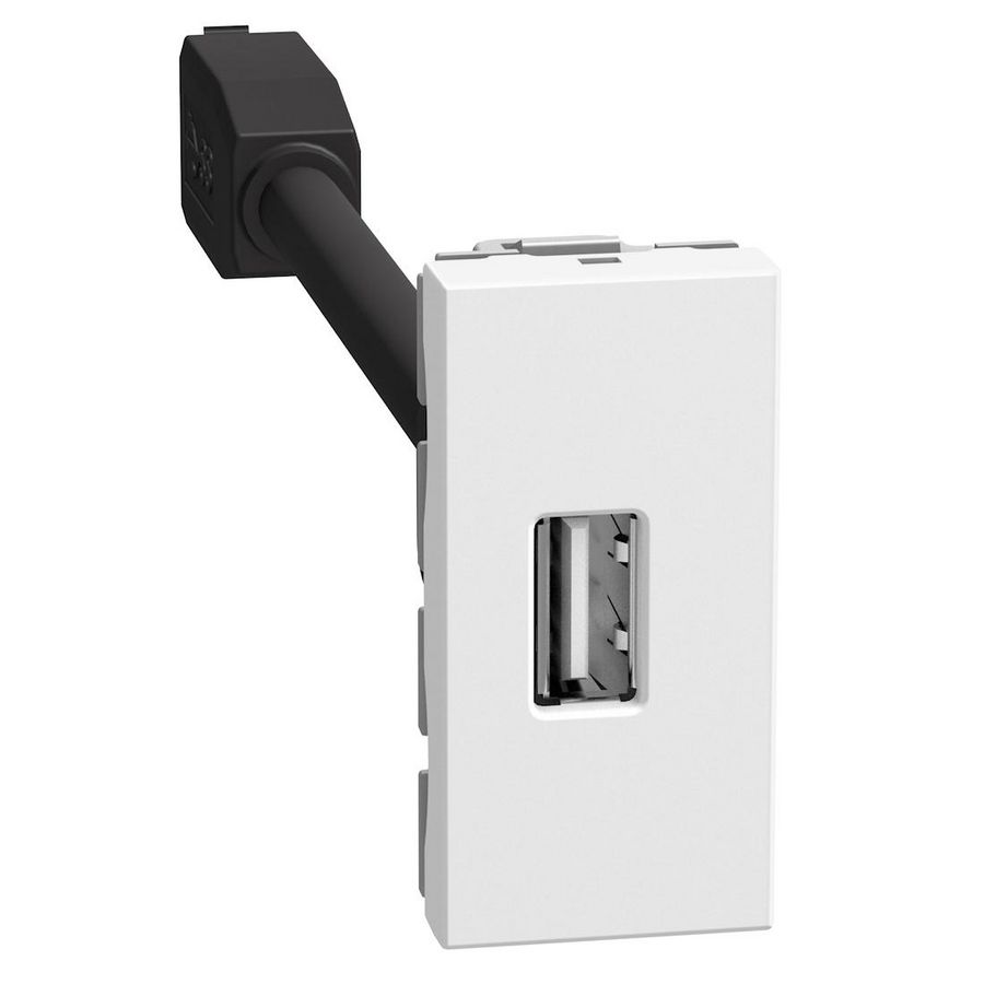 Light Now voorbedrade USB-A connect. 1 mod wit