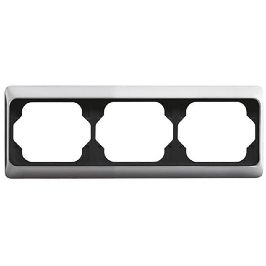 Afdekraam hoekig 3v hor a-titanium (1723 KA-266)