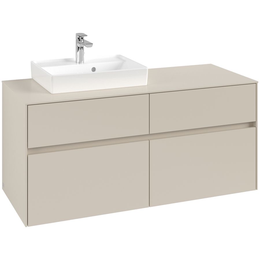 Wastafelonderkast Collaro 1200x548x500mm Cashmere Grey C07100VN