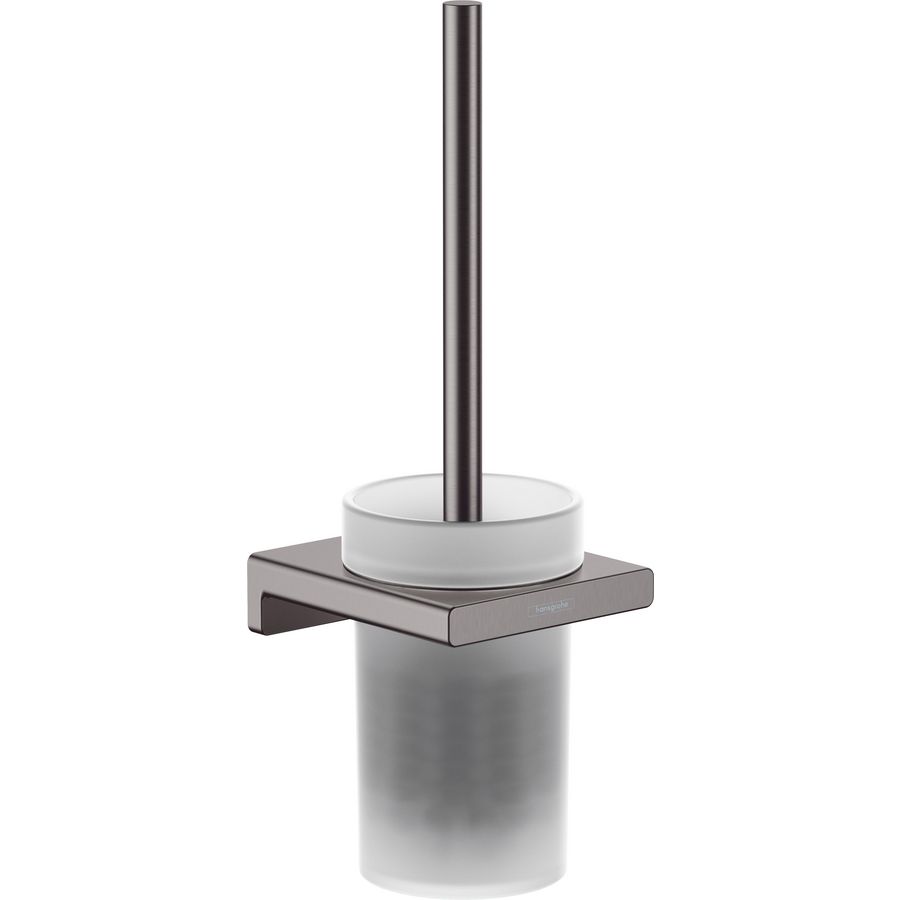Closetborstelgarnituur wandmodel AddStoris brushed black chrome