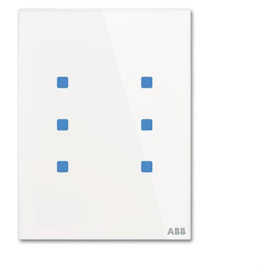 Glasstouch sensor KNX Tacteo 6 voudig (TB/U6.7.1-CG)