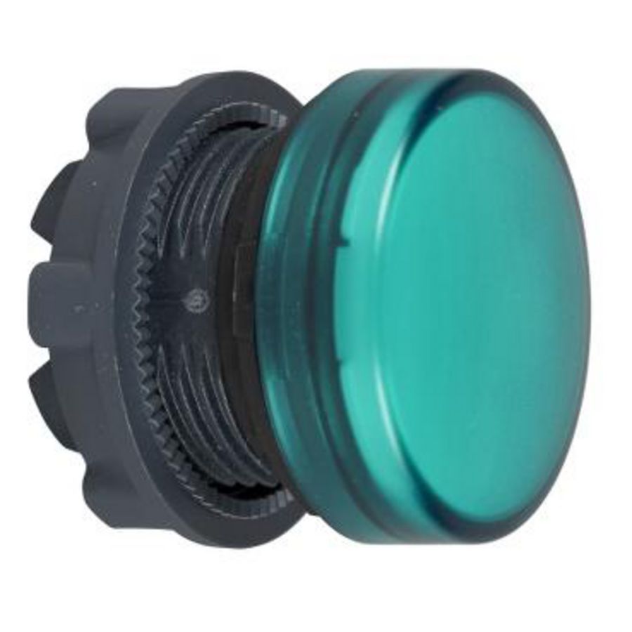 Kop voor signaallamp Ø22mm Rond BA9S Groen Harmony XB5