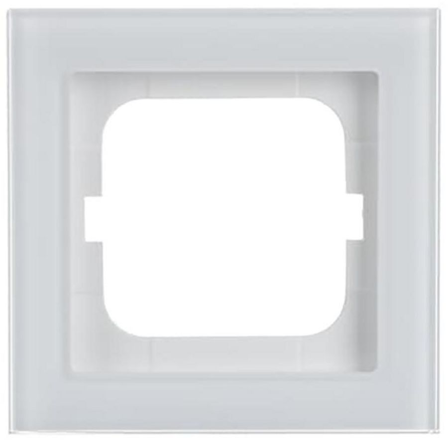 Afdekraam 1v ax-witglas