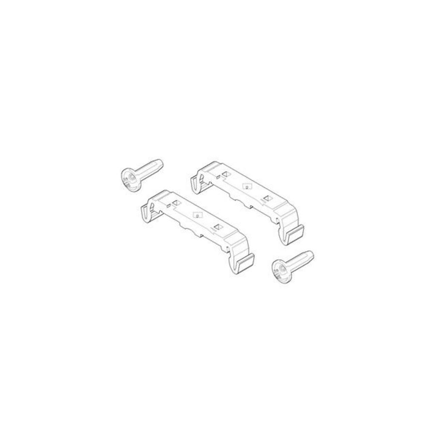 Bevestiging Bevestigingsset montagepoot 43x7x11mm