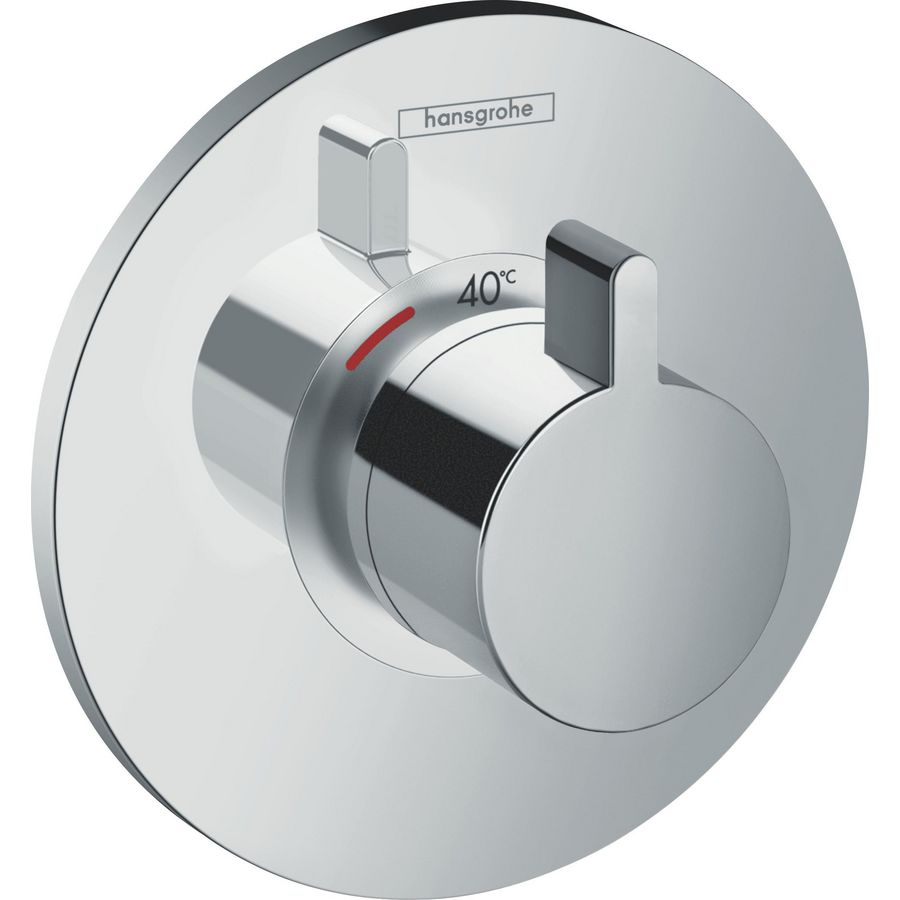 Afbouwdeel inbouwthermostaat Ecostat-S chroom