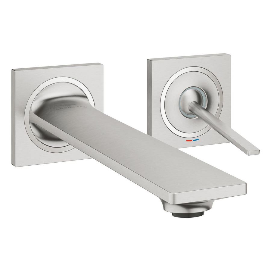 2-Gats Wastafelmengkraan Wand Supersteel Allure (Spa)