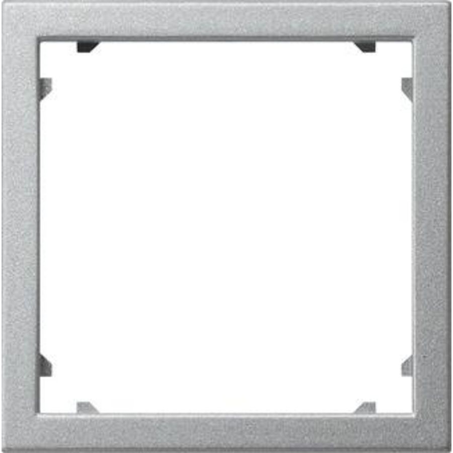 Adapterraam vierkant 45x45mm System 55 kl.alum.