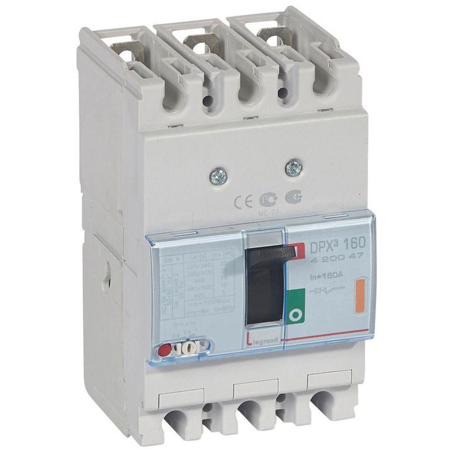 Vermogenschakelaar 160 Thermomagn. 160A 3-polig 25kA DPX3