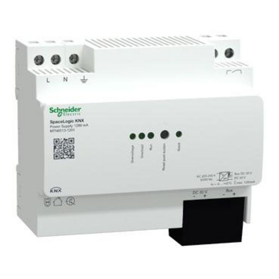 Voeding REG-K 1280 mA Wit SpaceLogic KNX