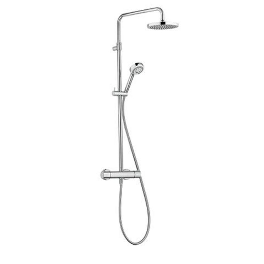 Logo 3s dual shower system Objekta chroom