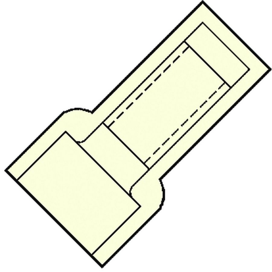 Kist a 100st. geisoleerde eindverbinder 1,5-2,5mm²