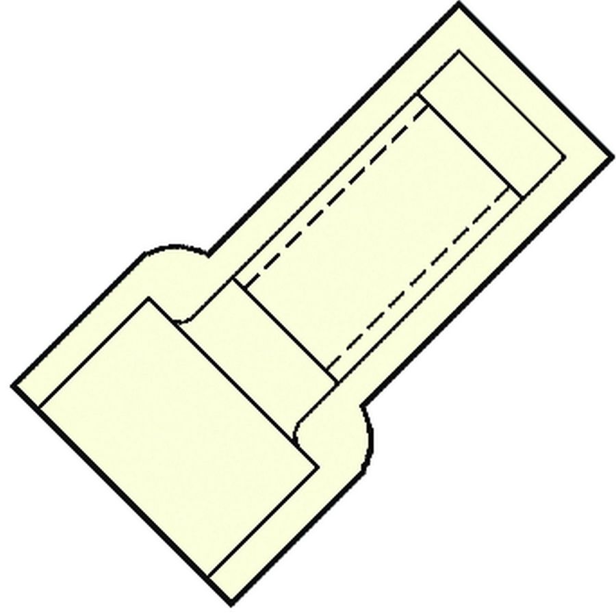 Kist a 50st. geisoleerde eindverbinder 4,0-6,0mm²