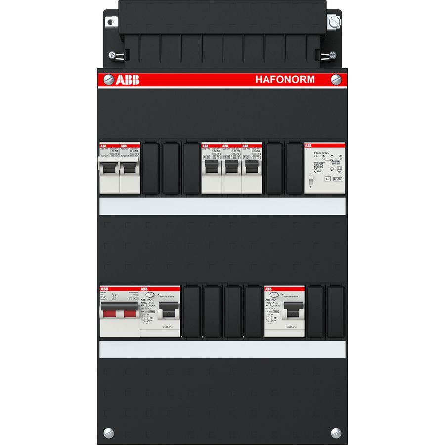 Installatiekast 3x achter 2x 30mA + FT + HS 1-f